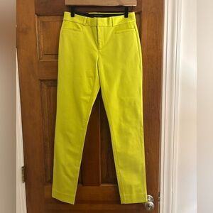 Banana Republic Neon Yellow Pants